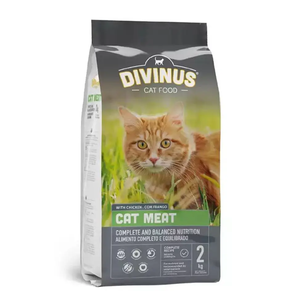 ⁨DIVINUS Cat Meat - dry cat food - 2 kg⁩ at Wasserman.eu