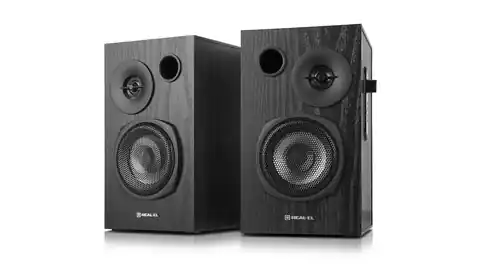 ⁨2.0 REAL-EL S-235 speaker set (black)⁩ at Wasserman.eu