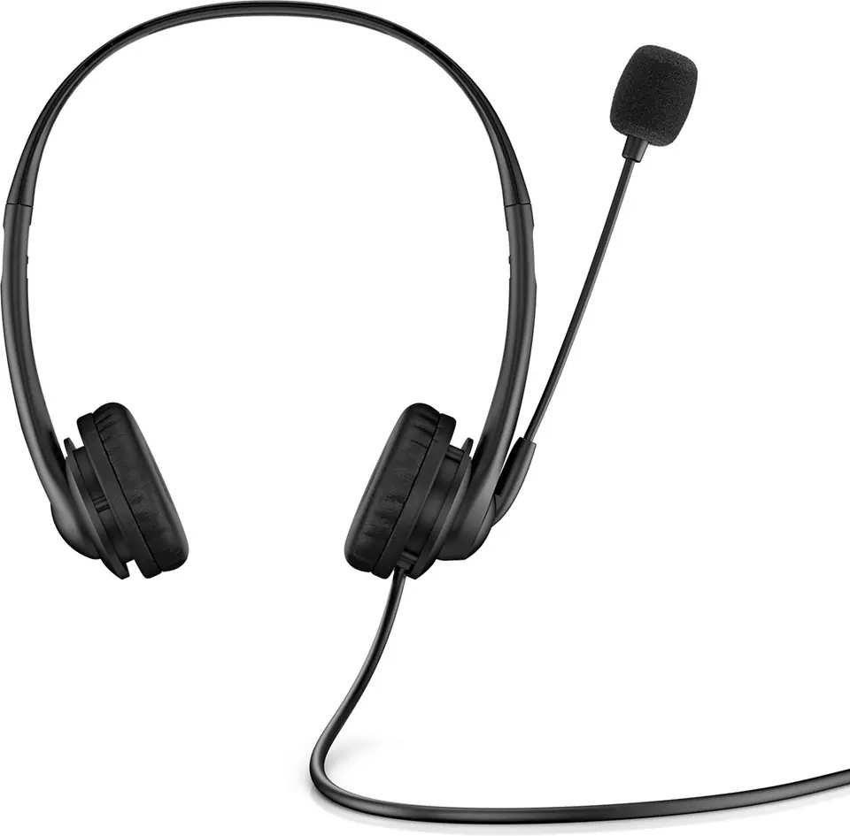 ⁨Słuchawki z mikrofonem HP Stereo 3.5mm Headset G2 przewodowe czarne 428H6AA⁩ w sklepie Wasserman.eu