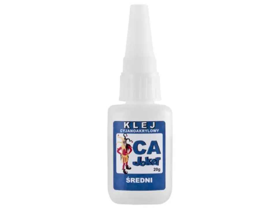 ⁨Cyanoacrylate glue medium 20g. Joker CA - nut with needle⁩ at Wasserman.eu