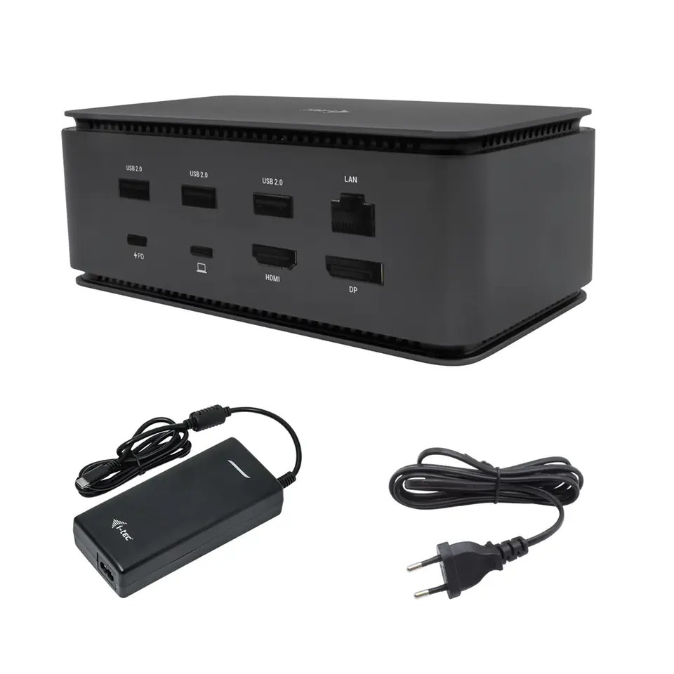 ⁨Stacja dokująca I-tec USB4DUALDOCK100W⁩ w sklepie Wasserman.eu