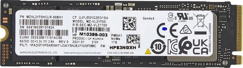 ⁨HP 1TB PCIe-4x4 NVMe M.2 SSD PCI⁩ w sklepie Wasserman.eu