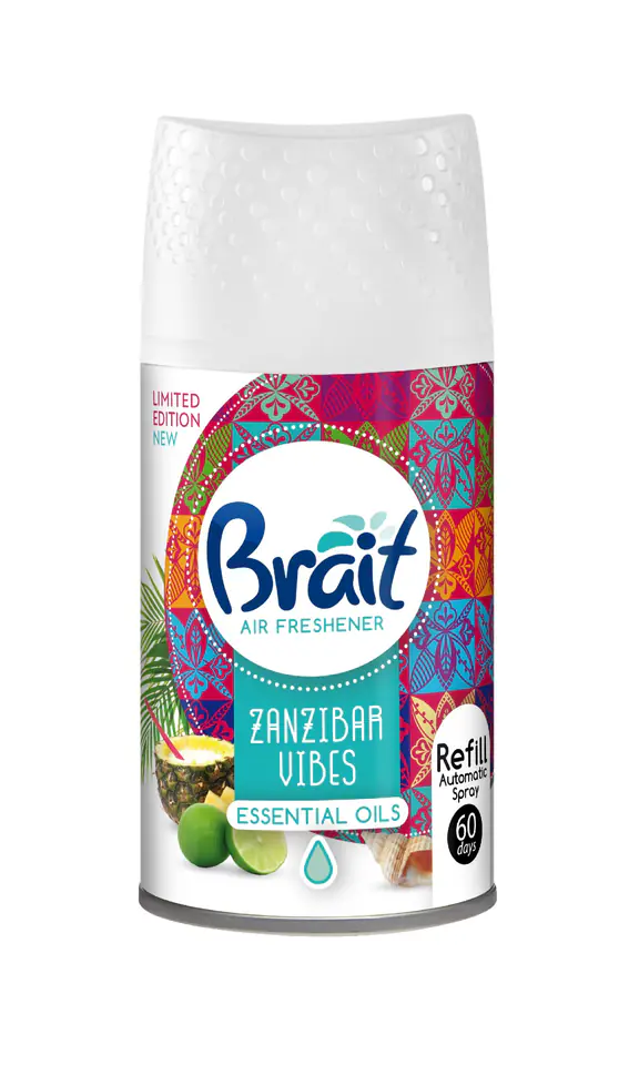 ⁨BRAIT Odświeżacz powietrza zapas automat Zanzibar Vibes 250 ml⁩ w sklepie Wasserman.eu