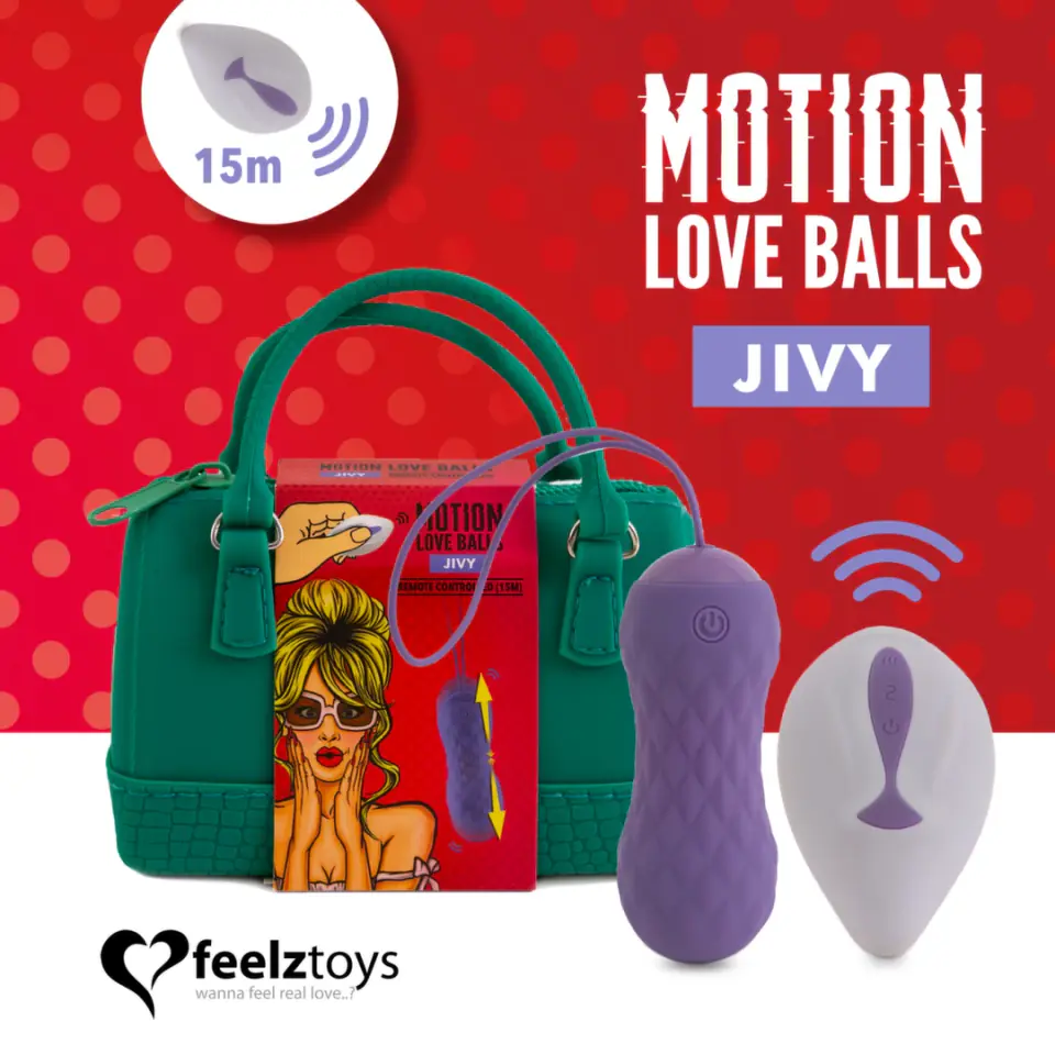 ⁨FeelzToys Motion Love Balls Jivy pilot wodoodporne 7 trybow 3.2x8.3cm⁩ w sklepie Wasserman.eu