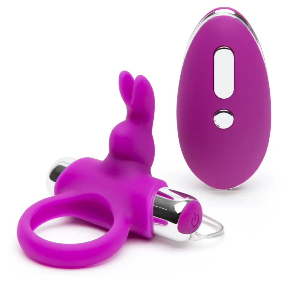 ⁨Happy Rabbit Pierścień Silikonowy z Pilotem - 30 Trybow Wibracji⁩ w sklepie Wasserman.eu