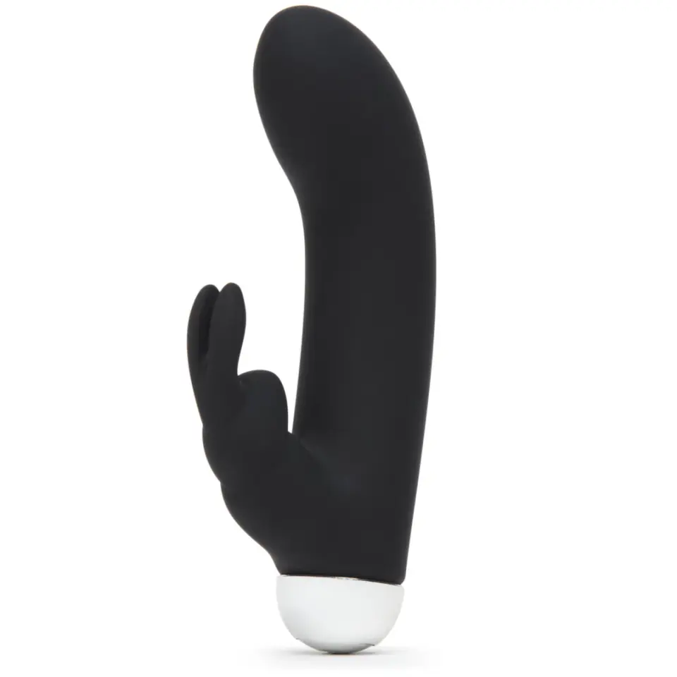 Fifty Shades of Grey Greedy Girl Mini Rabbit Wibrator USB, czarny, wodoodporny w sklepie Wasserman.eu
