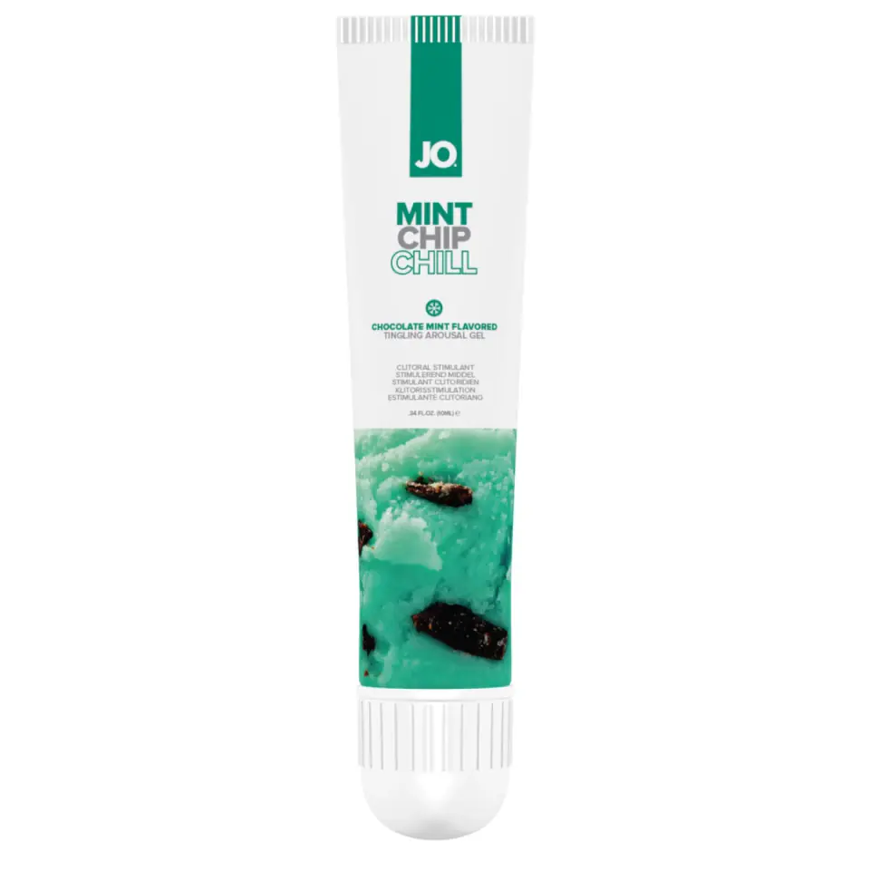 ⁨System JO Flavored Gel Mint Chip Chill chłodzący żel wodny 10 ml⁩ w sklepie Wasserman.eu