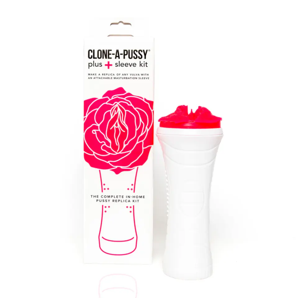 ⁨Clone-A-Pussy Plus Sleeve Kit Pink - zestaw do modelowania z wkładką⁩ w sklepie Wasserman.eu