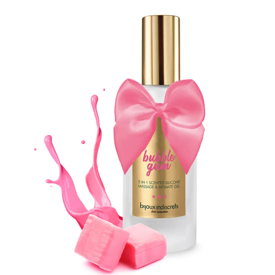 ⁨Bijoux Indiscrets Bubblegum Żel do Masażu i Nawilżania 100 ml Vegan⁩ w sklepie Wasserman.eu