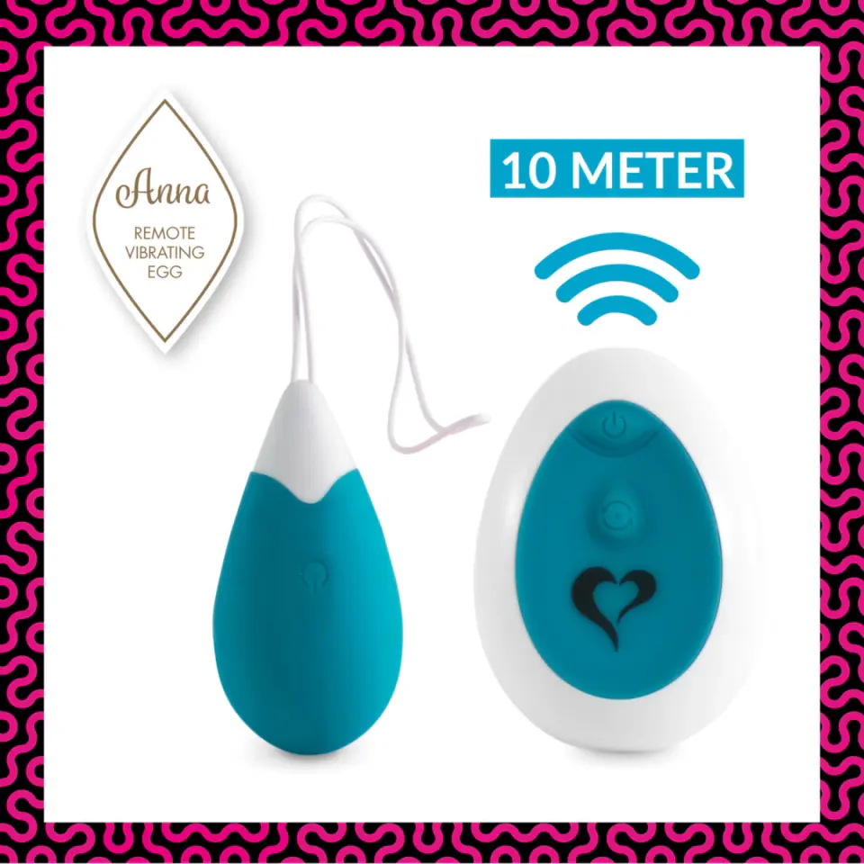 ⁨FeelzToys - Anna Vibrating Egg Remote Deep Green⁩ at Wasserman.eu