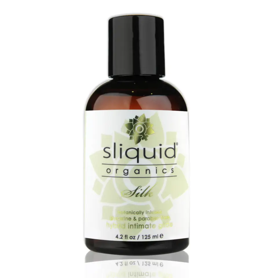 ⁨Sliquid Organics Silk 125 ml - hybrydowy żel intymny z aloesem i silikonem⁩ w sklepie Wasserman.eu