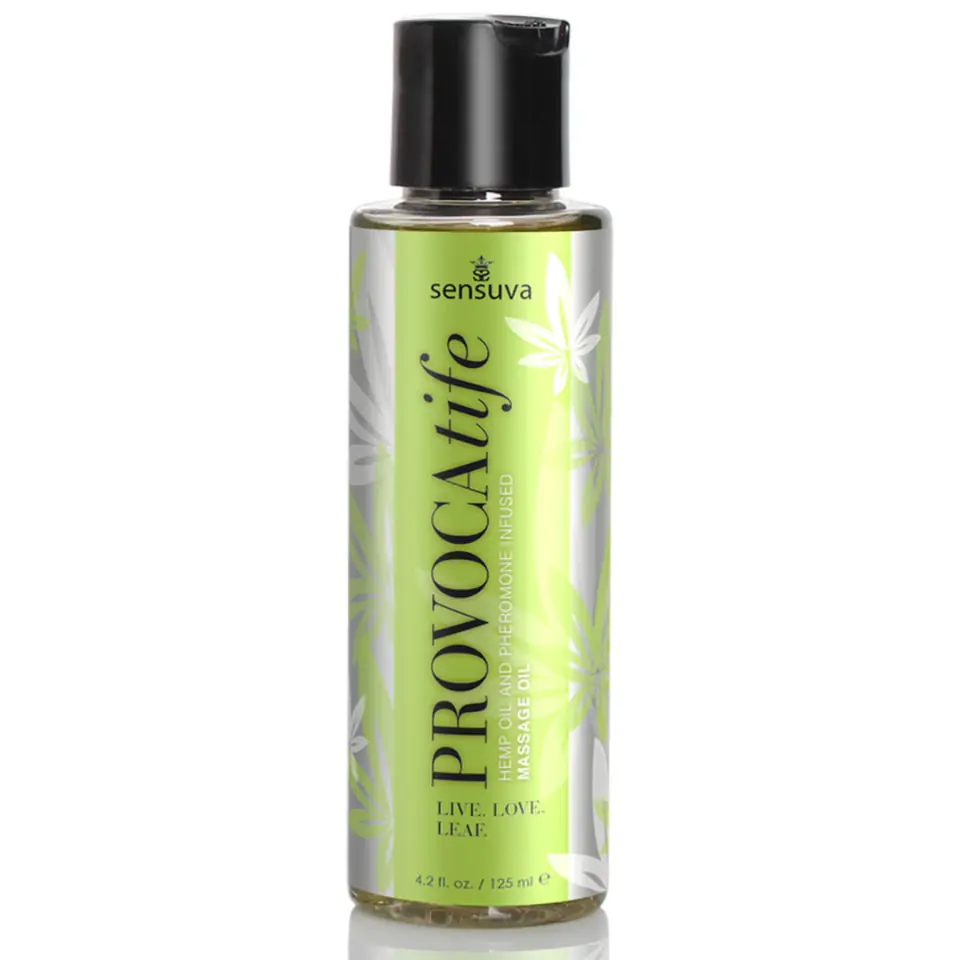 ⁨Sensuva Provocatife Olejek do masażu konopny 125 ml z witaminami⁩ w sklepie Wasserman.eu