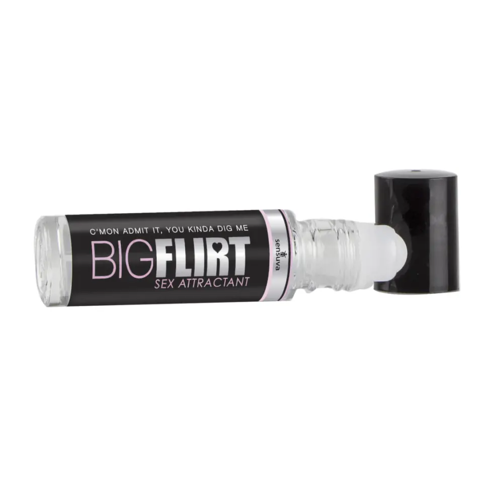 ⁨Sensuva Big Flirt Roll-On 10ml - uniseksowy zapach z feromonami⁩ w sklepie Wasserman.eu
