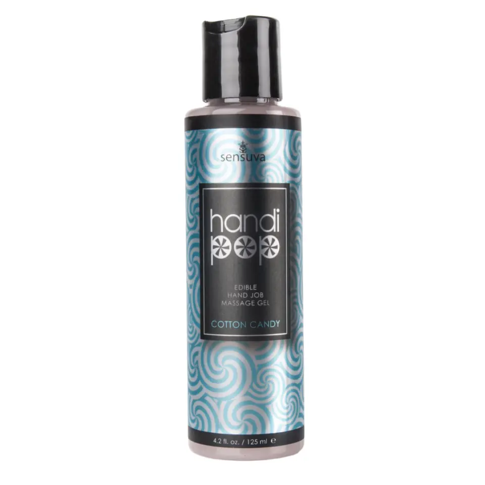 ⁨Sensuva Handipop Cotton Candy żel do masażu 125ml słodki aromat⁩ w sklepie Wasserman.eu