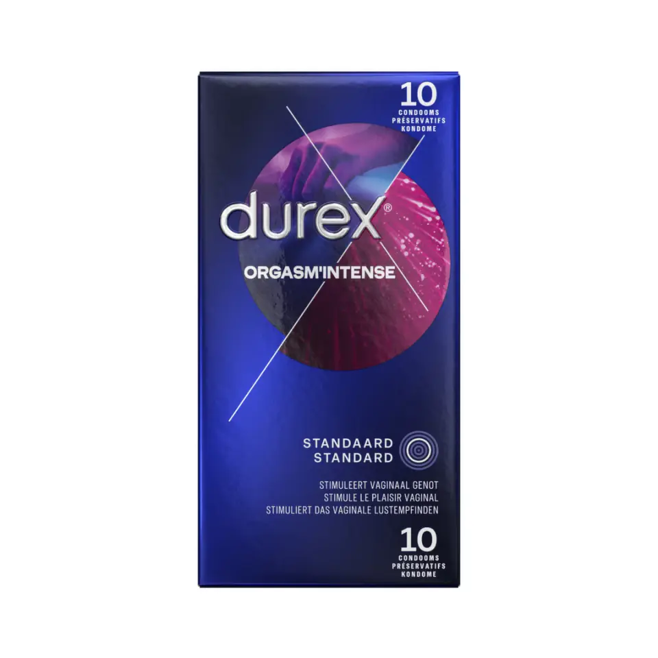 ⁨Prezerwatywy stymulujące - Durex Orgasm Intense 10 szt⁩ w sklepie Wasserman.eu