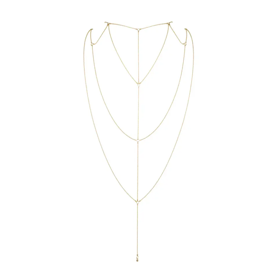 ⁨Bijoux Indiscrets - Magnifique Back & Cleavage Chain Gold⁩ at Wasserman.eu