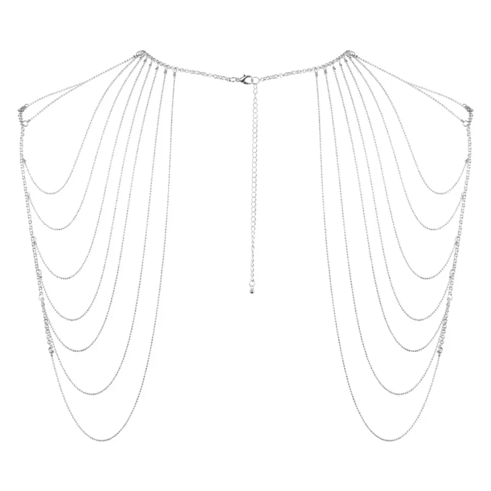 ⁨Bijoux Indiscrets - Magnifique Shoulder Jewelry Silver⁩ at Wasserman.eu