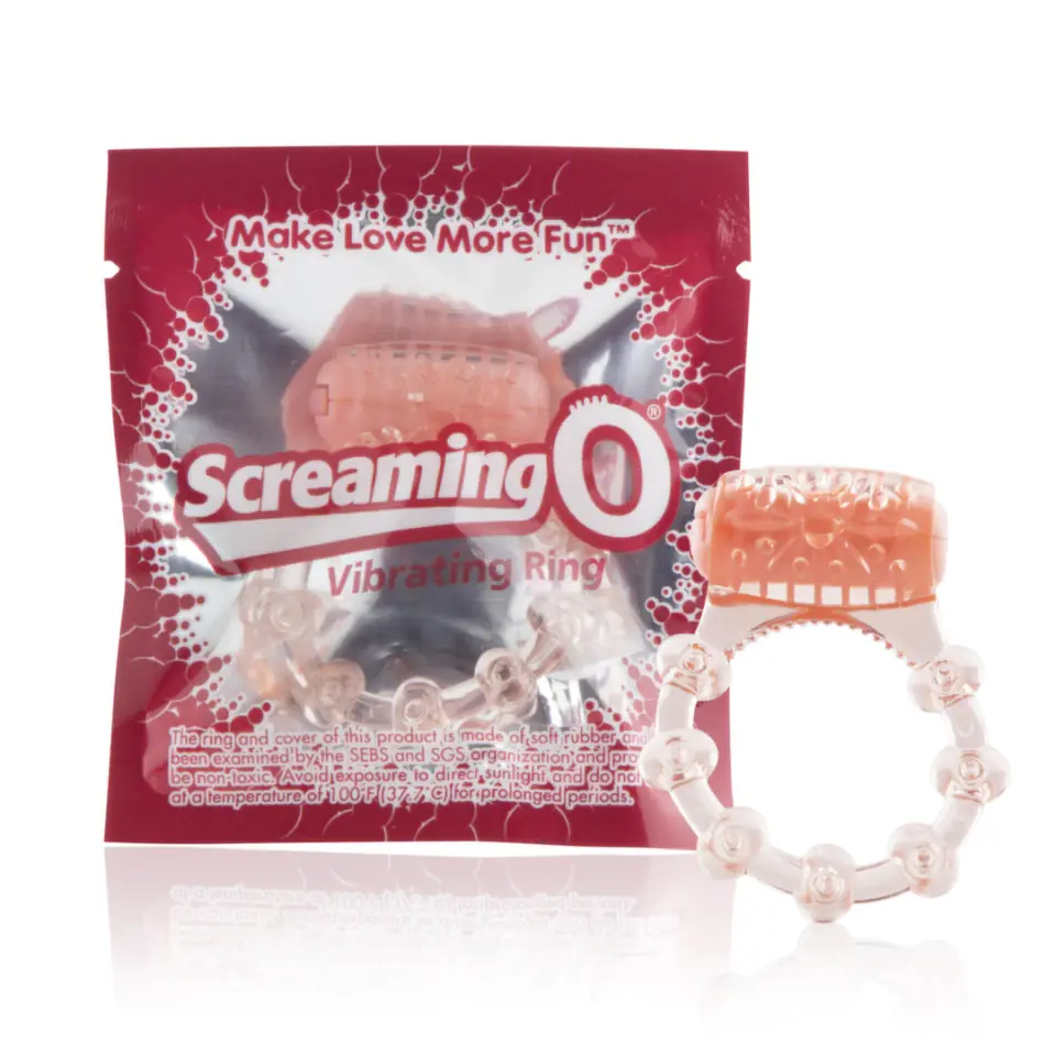 ⁨The Screaming O Vibrating Ring silikonowy pierścień wibrujący jednorazowy⁩ w sklepie Wasserman.eu