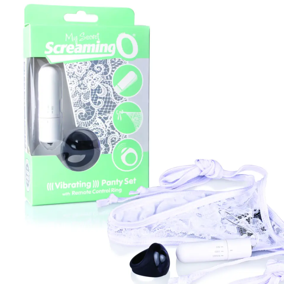 Screaming O Panty Vibe White - Zdalny system wibracyjny z pilotem w sklepie Wasserman.eu