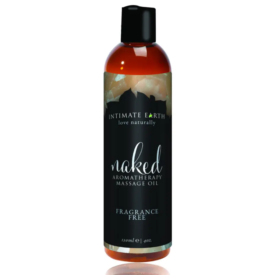 ⁨Intimate Earth Massage Oil Naked 120ml bezzapachowy olejek organiczny⁩ w sklepie Wasserman.eu