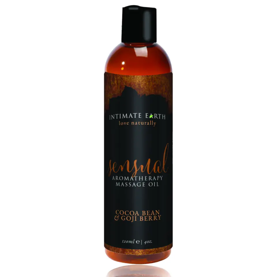 ⁨Intimate Earth Sensual Olejek do masażu 120ml - Goji & Kakao, naturalny⁩ w sklepie Wasserman.eu