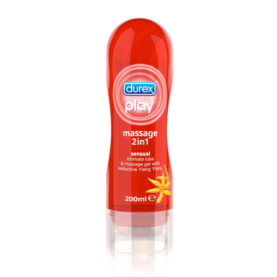 ⁨Lubrykant i żel do masażu - Durex Massage Lubricant Ylang Ylang 200 ml⁩ w sklepie Wasserman.eu
