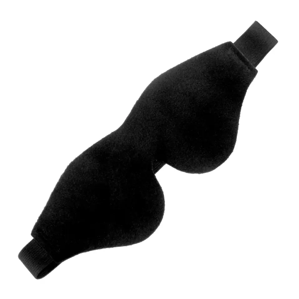 ⁨Sportsheets Soft Blindfold Black - miękka opaska na oczy czarna⁩ w sklepie Wasserman.eu
