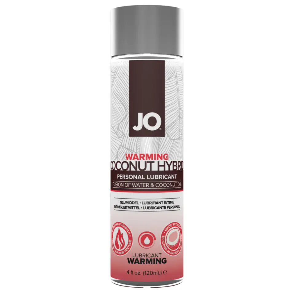⁨Lubrykant hybrydowy rozgrzewający - System JO Coconut Hybrid Warming 120 ml⁩ w sklepie Wasserman.eu