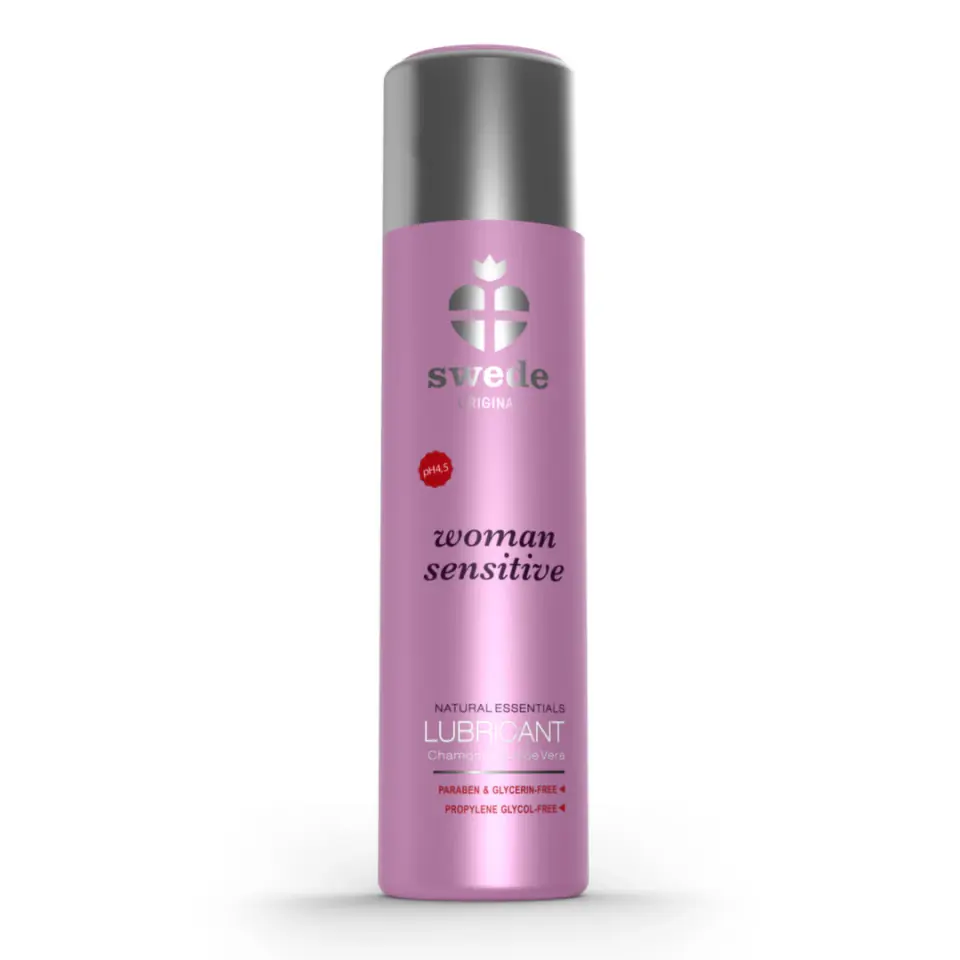 ⁨Swede Woman Sensitive 120ml żel intymny na bazie wody aloes len rumianek⁩ w sklepie Wasserman.eu