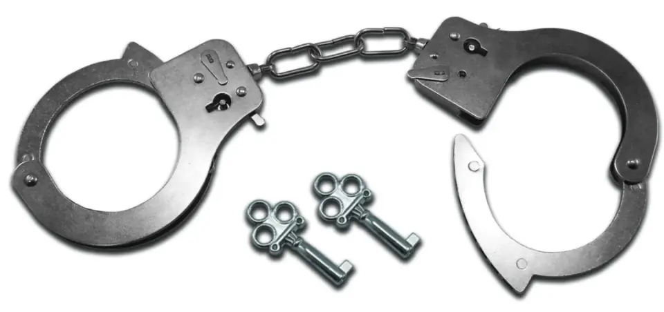 ⁨Kajdanki - S&M Metal Handcuffs⁩ w sklepie Wasserman.eu
