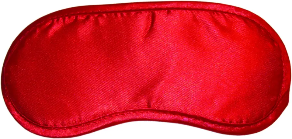 ⁨Maska na oczy - S&M Satin Blindfold Red⁩ w sklepie Wasserman.eu