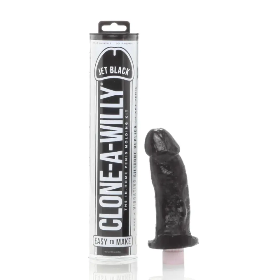 Clone-A-Willy Kit Black zestaw do tworzenia repliki z wibracją czarny w sklepie Wasserman.eu
