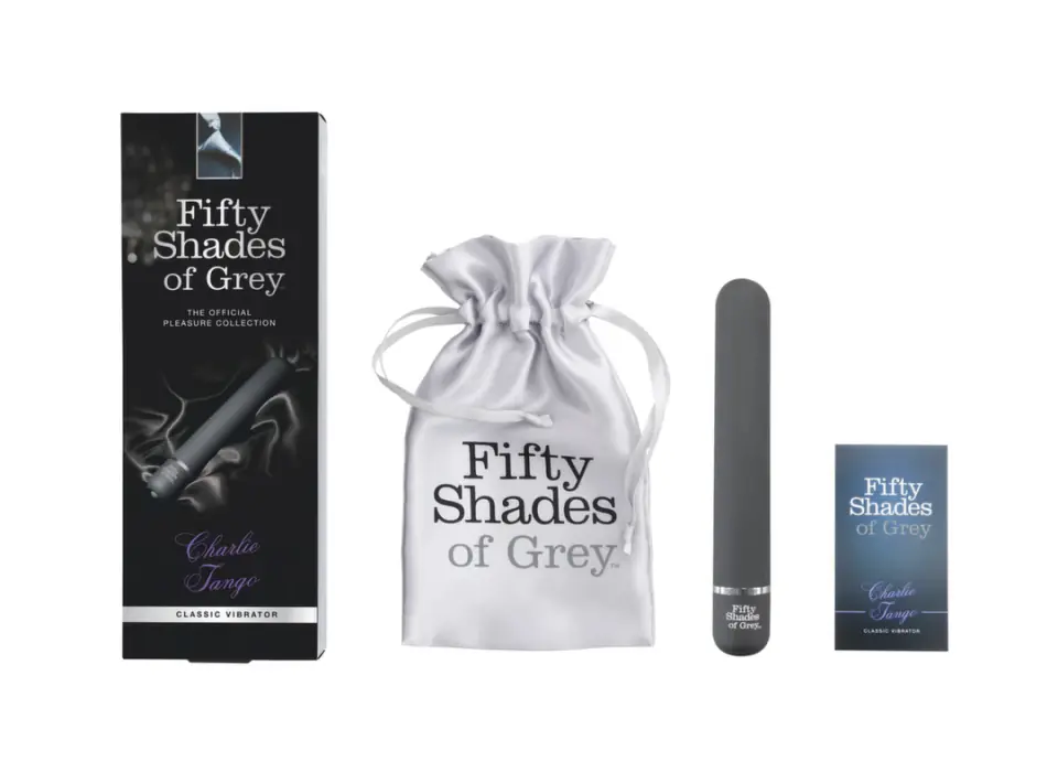 ⁨Fifty Shades of Grey Charlie Tango elegancki wibrator ABS 18,4 cm czarny⁩ w sklepie Wasserman.eu