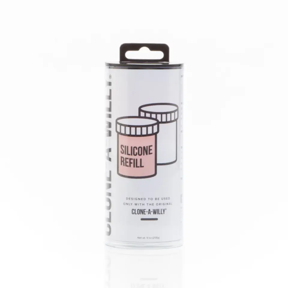 ⁨Zestaw uzupełniający do klonowania penisa - Clone A Willy Refill Light Skin Tone Silicone⁩ w sklepie Wasserman.eu