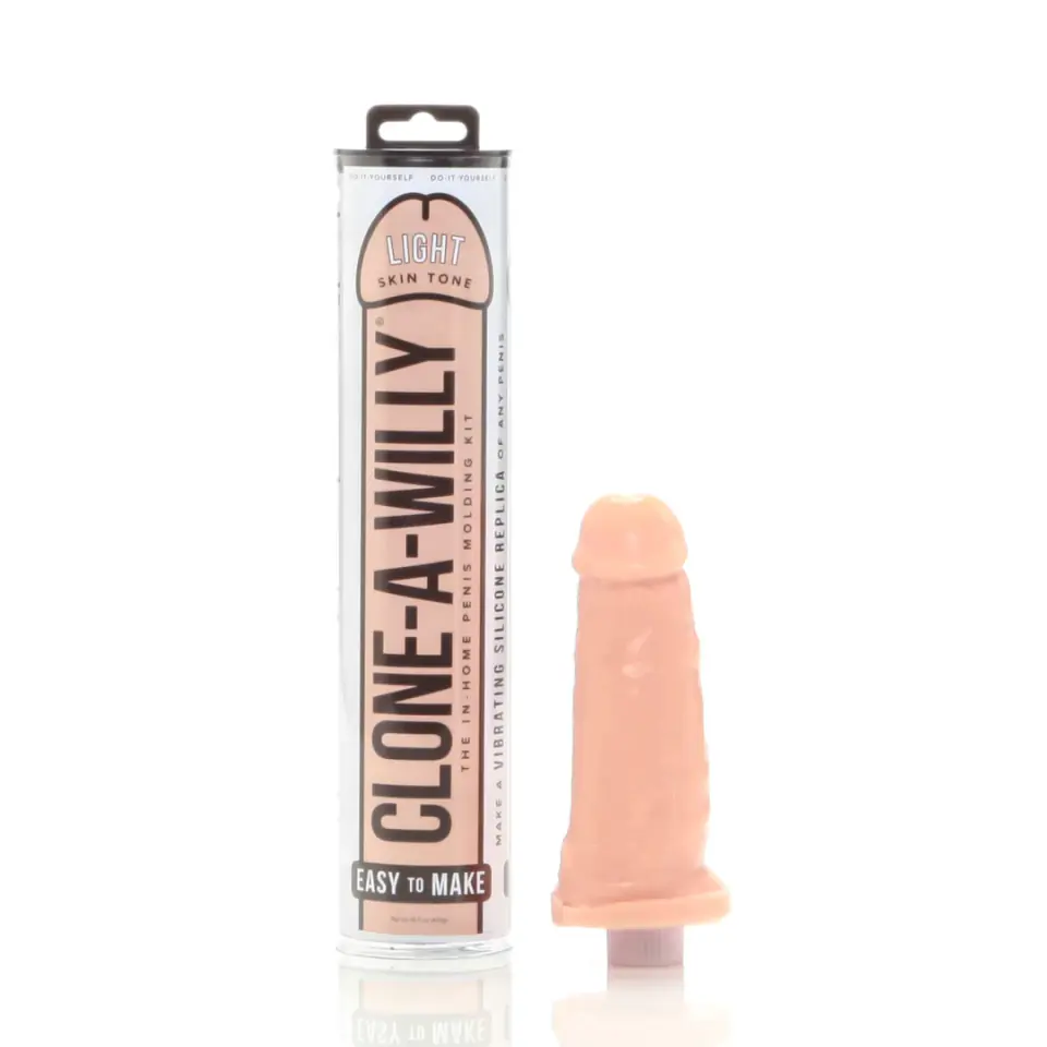 ⁨Zestaw do klonowania penisa - Clone A Willy Kit Light Skin Tone⁩ w sklepie Wasserman.eu