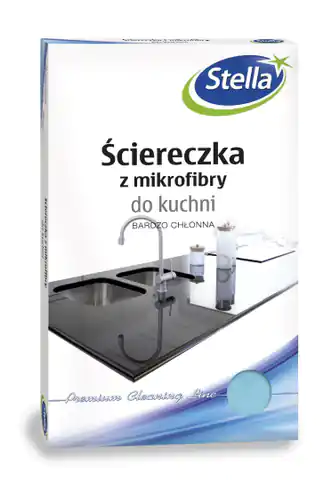 ⁨STELLA Microfiber cloth for kitchen - very absorbent 1pcs⁩ at Wasserman.eu