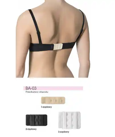 ⁨Bra Extension Cable BA-03 2-row beige (one size one-size)⁩ at Wasserman.eu