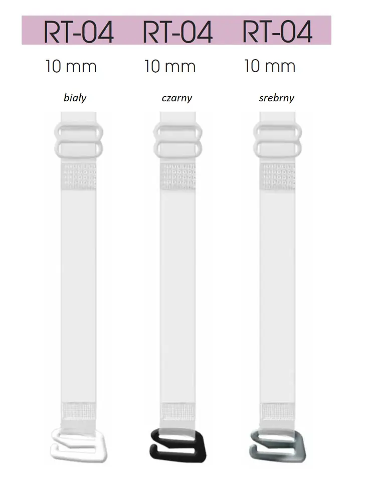 ⁨STRAPS JULIMEX RT-04 METAL SILICON (black, one size one)⁩ at Wasserman.eu