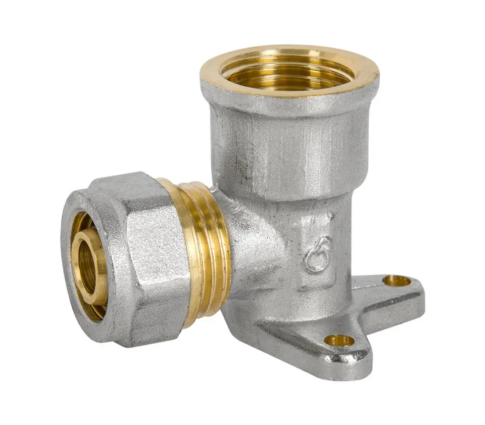 ⁨KOLANO PEX-AL-PEX CHROM Z ŁAPKAMI-1/2*16⁩ w sklepie Wasserman.eu