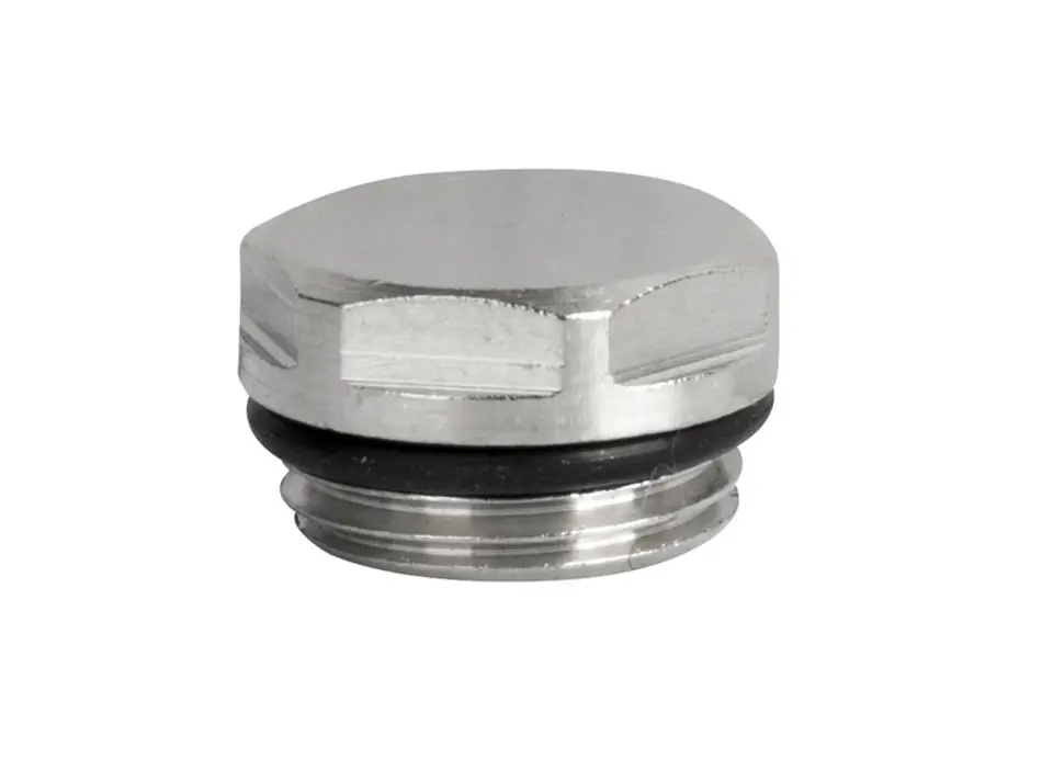 ⁨1/2' STOPPER FOR STEEL RADIATOR CHROME⁩ at Wasserman.eu