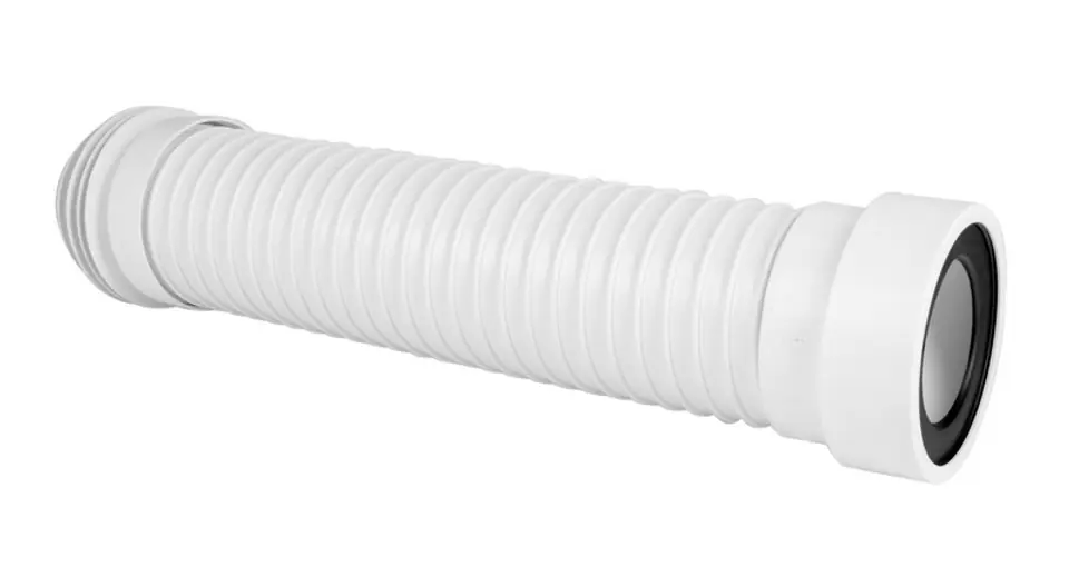 ⁨FLEXIBLE PLASTIC TOILET DRAIN PIPE 110-400 MM (3131PR)⁩ at Wasserman.eu