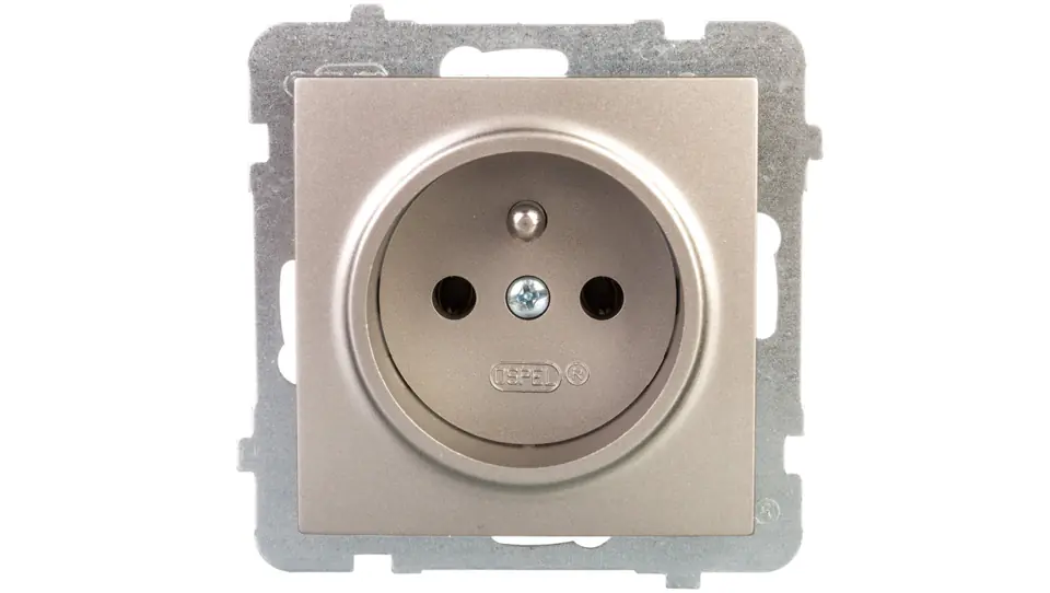 ⁨AS Single socket with satin light GP-1GZ/m/45⁩ at Wasserman.eu