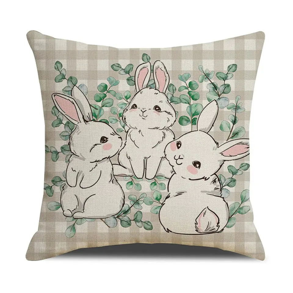 ⁨Poszewka na poduszkę 45 x 45 cm motyw wiosenny BOHO POD138⁩ w sklepie Wasserman.eu