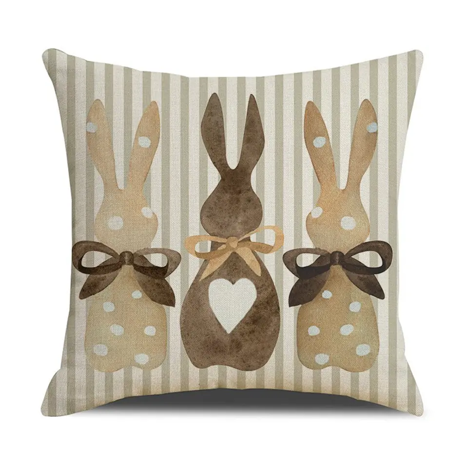 ⁨Poszewka na poduszkę 45 x 45 cm motyw wiosenny BOHO POD140⁩ w sklepie Wasserman.eu