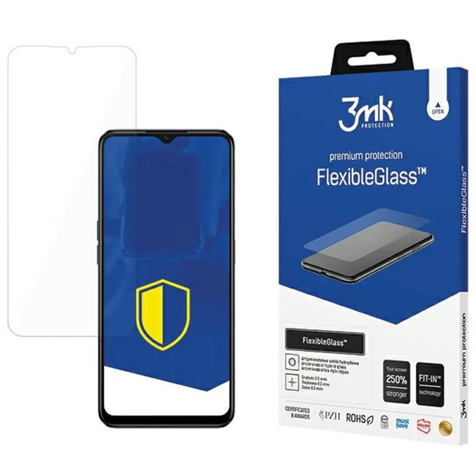 ⁨3MK FlexibleGlass Xiaomi Redmi Note 9 Pro Max Szkło Hybrydowe⁩ w sklepie Wasserman.eu