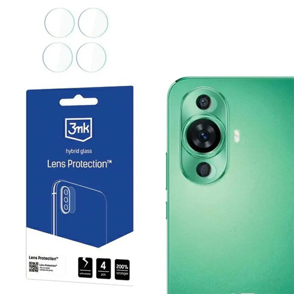 ⁨3MK Lens Protect Huawei Nova 12 Lite Osłona na obiektyw aparatu 4szt⁩ w sklepie Wasserman.eu