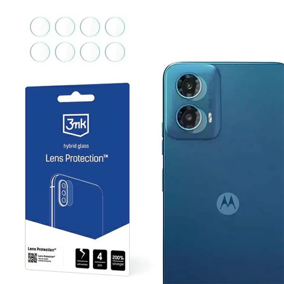 ⁨3MK Lens Protect Motorola Moto G34 5GOchrona na obiektyw aparatu 4szt⁩ w sklepie Wasserman.eu