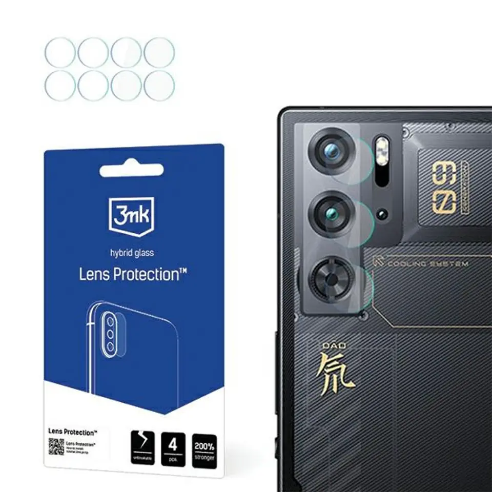 ⁨3MK Lens Protect Nubia Red Magic 9 ProOchrona na obiektyw aparatu 4szt⁩ w sklepie Wasserman.eu
