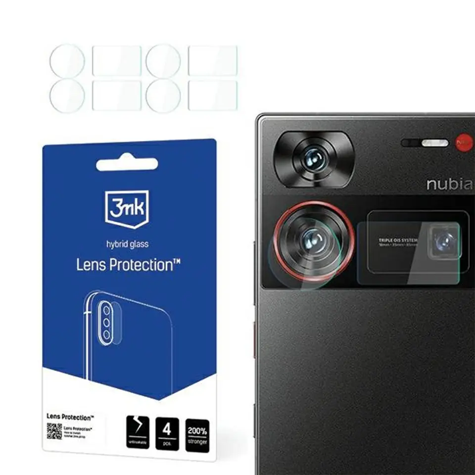⁨3MK Lens Protect Nubia Z60 UltraOchrona na obiektyw aparatu 4szt⁩ w sklepie Wasserman.eu