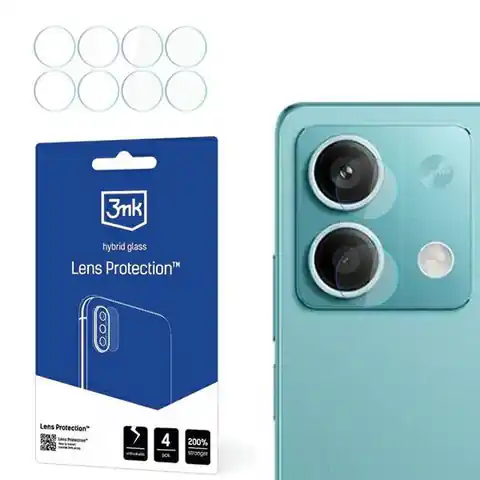 ⁨3MK Lens Protect Redmi Note 13 5G Ochrona na obiektyw aparatu 4szt⁩ w sklepie Wasserman.eu